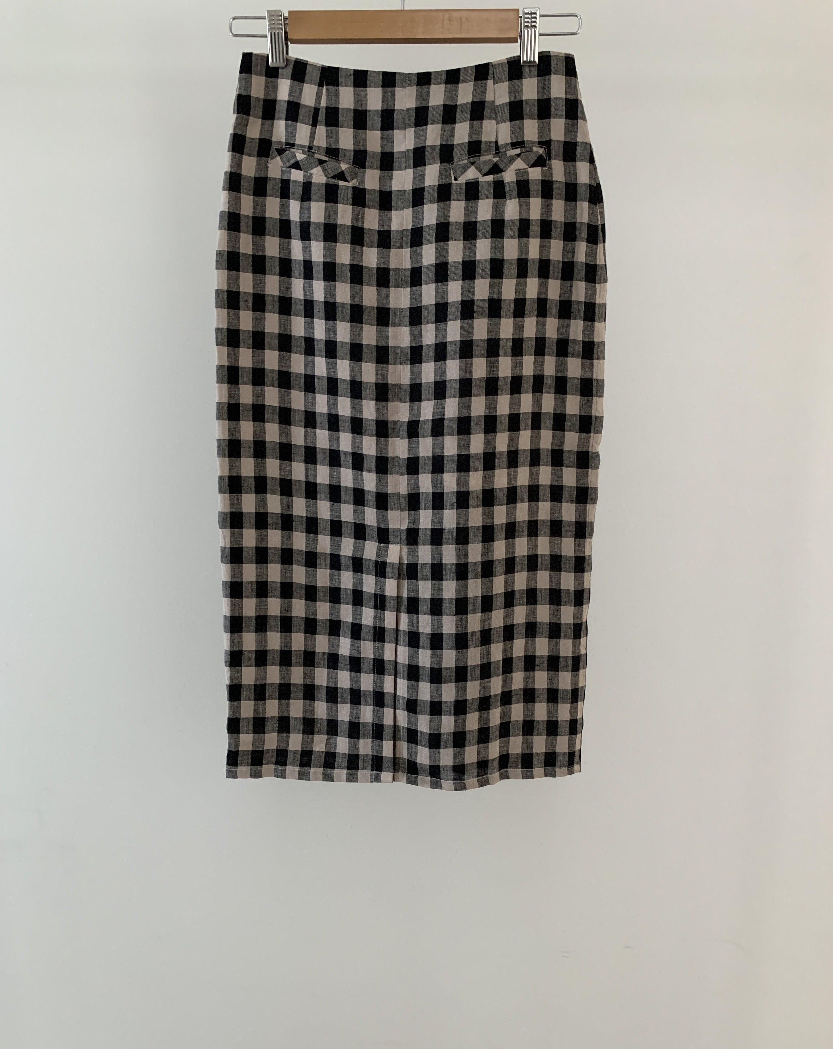 Asymmetric Wrap Midi Skirt