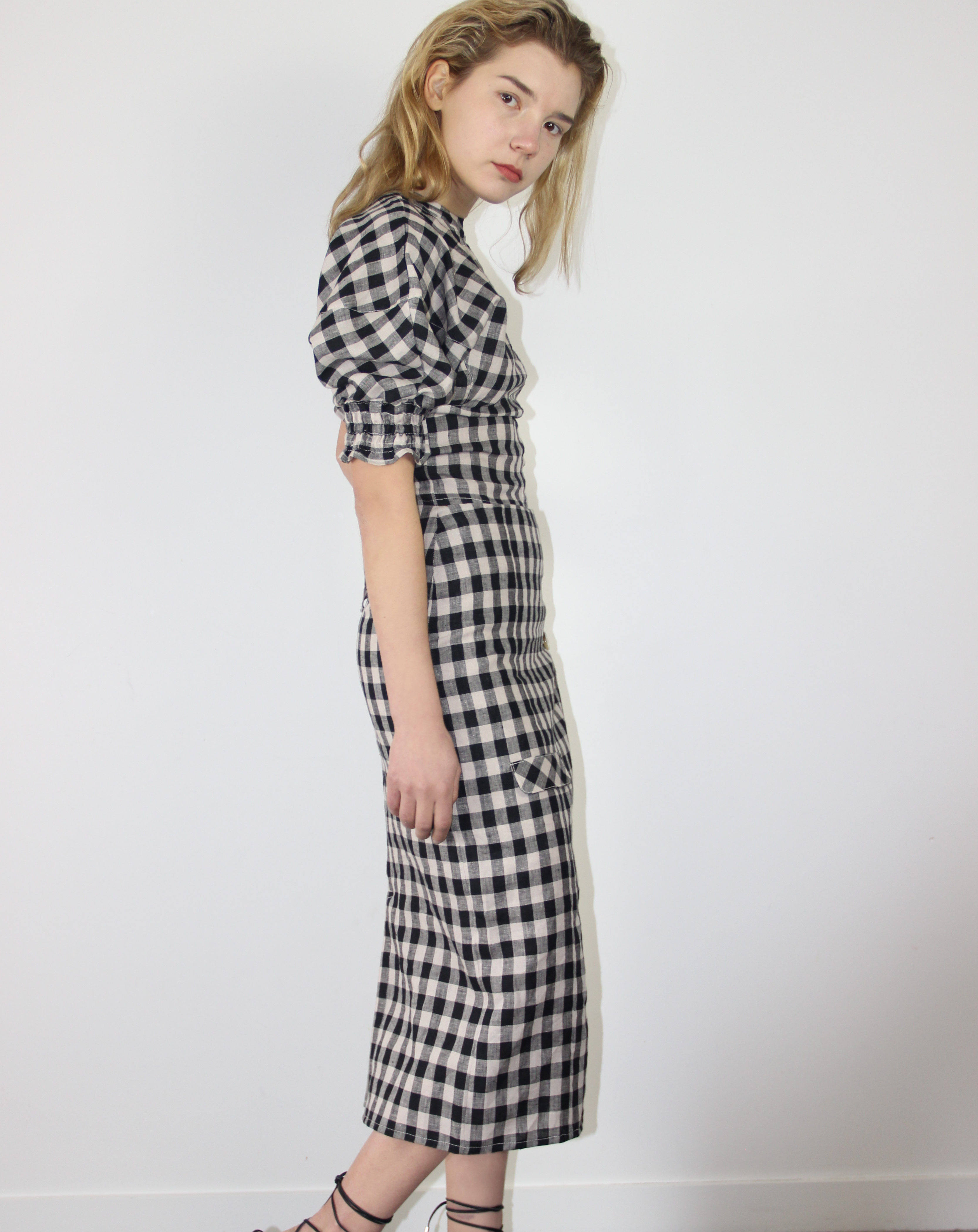 Asymmetric Wrap Midi Skirt