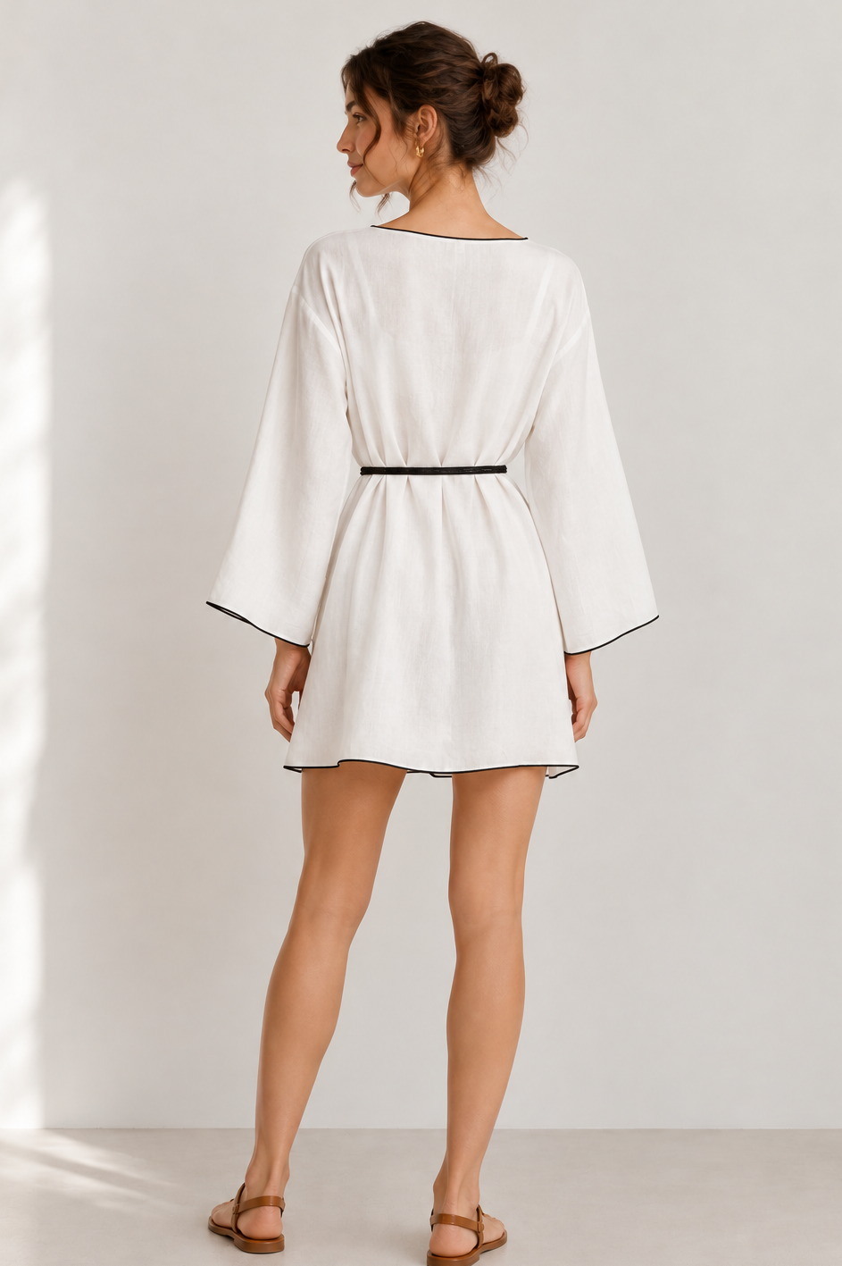 Sienna Tunic Dress – IVORY