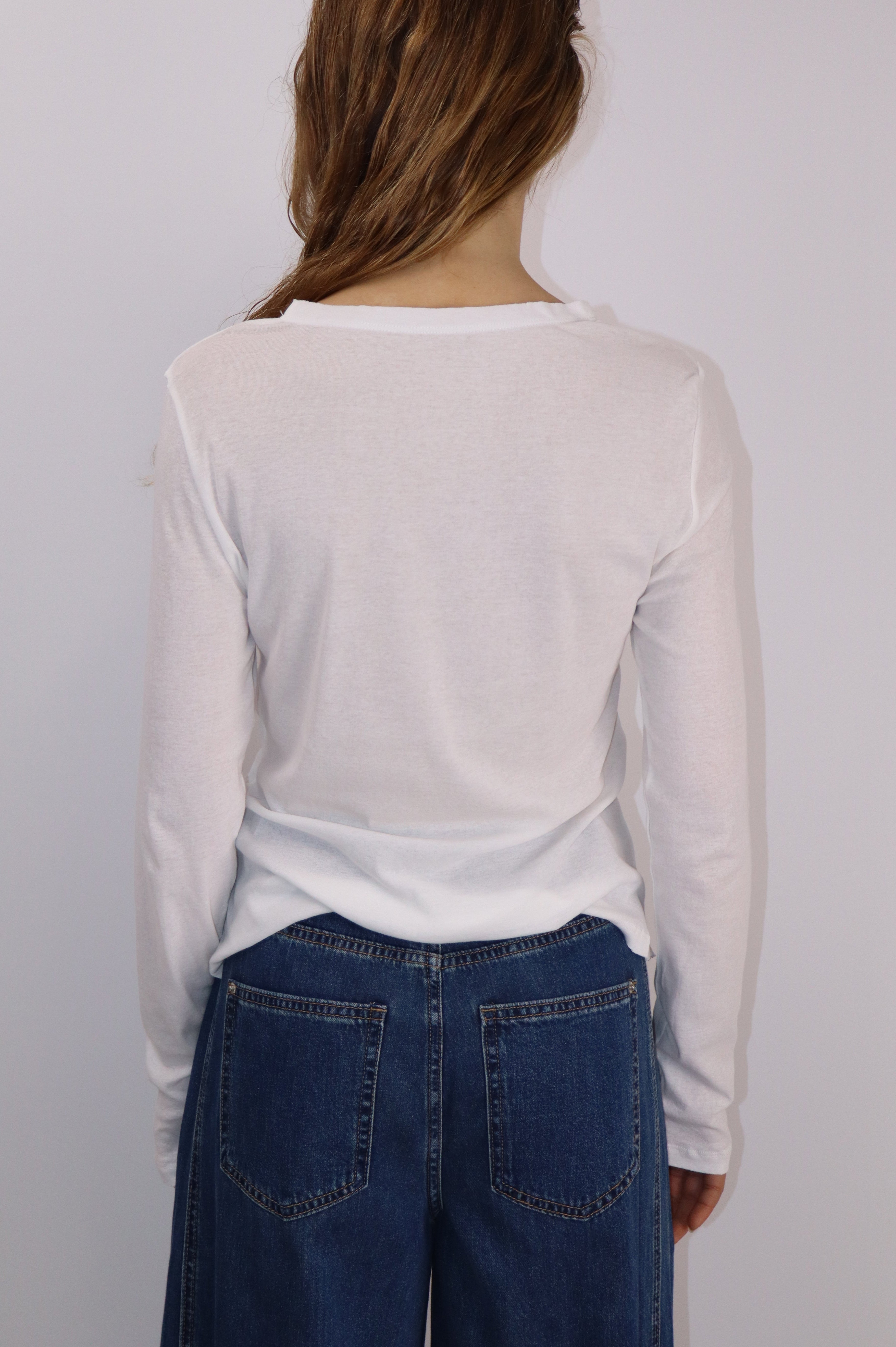 Emma Asymmetrical Seam Top/Midnight