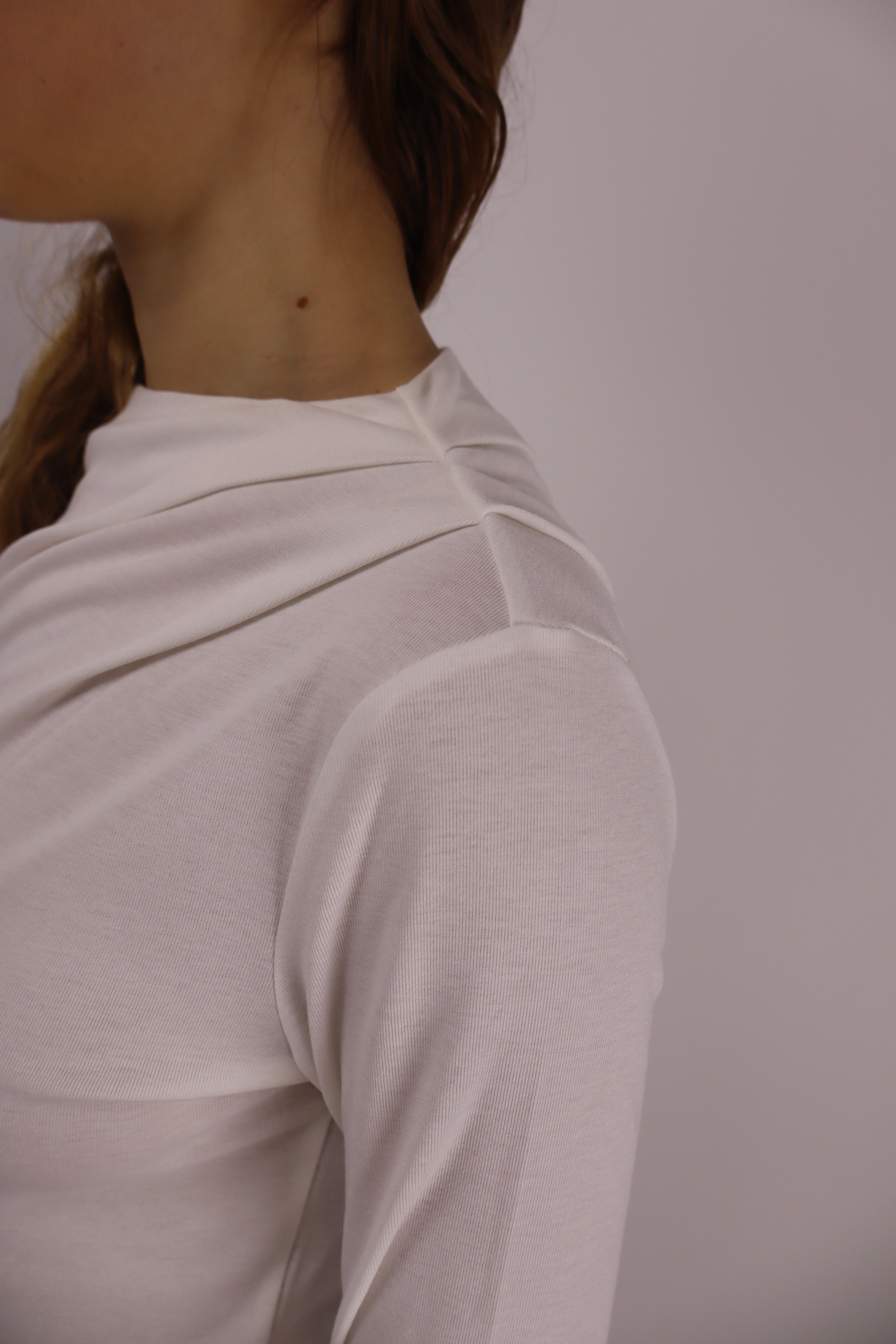 Sculpted Pleat Top|Midnight