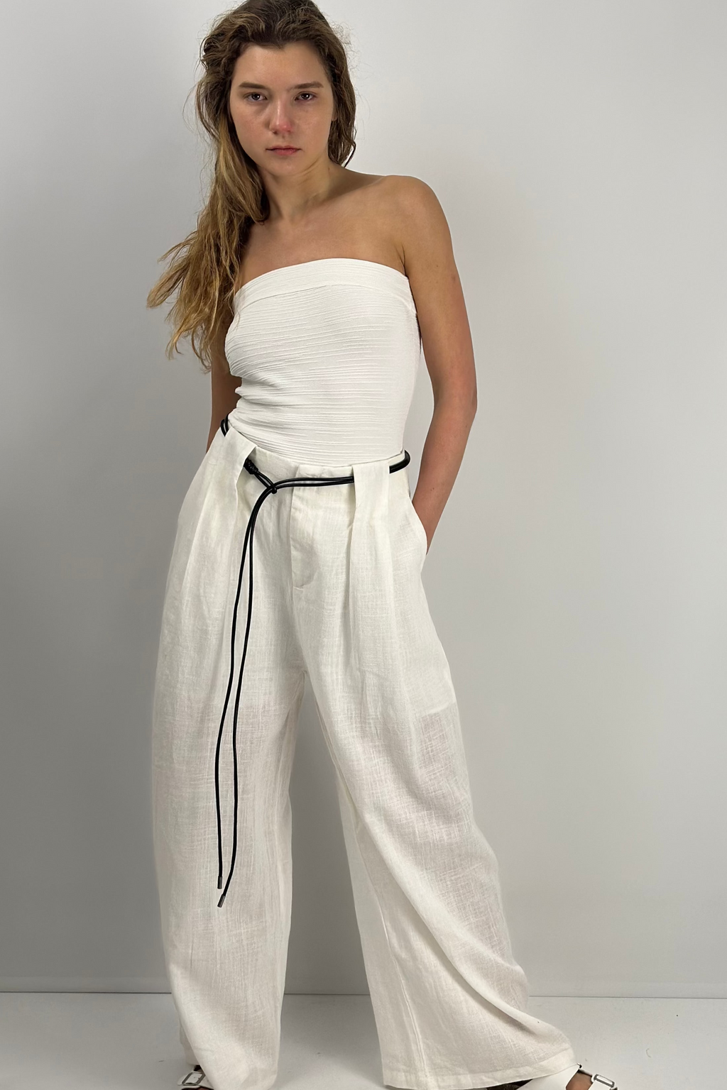 strapless tube top