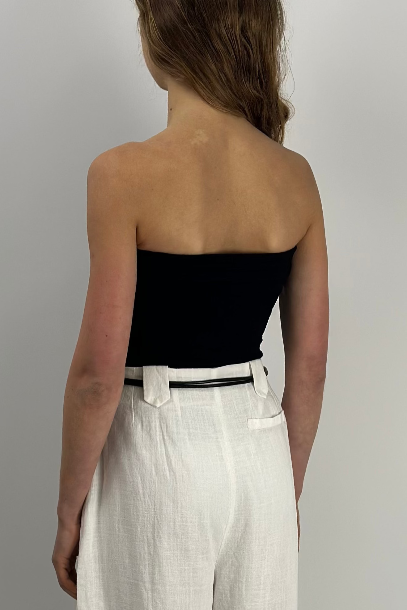Strapless Ruched Tube Top