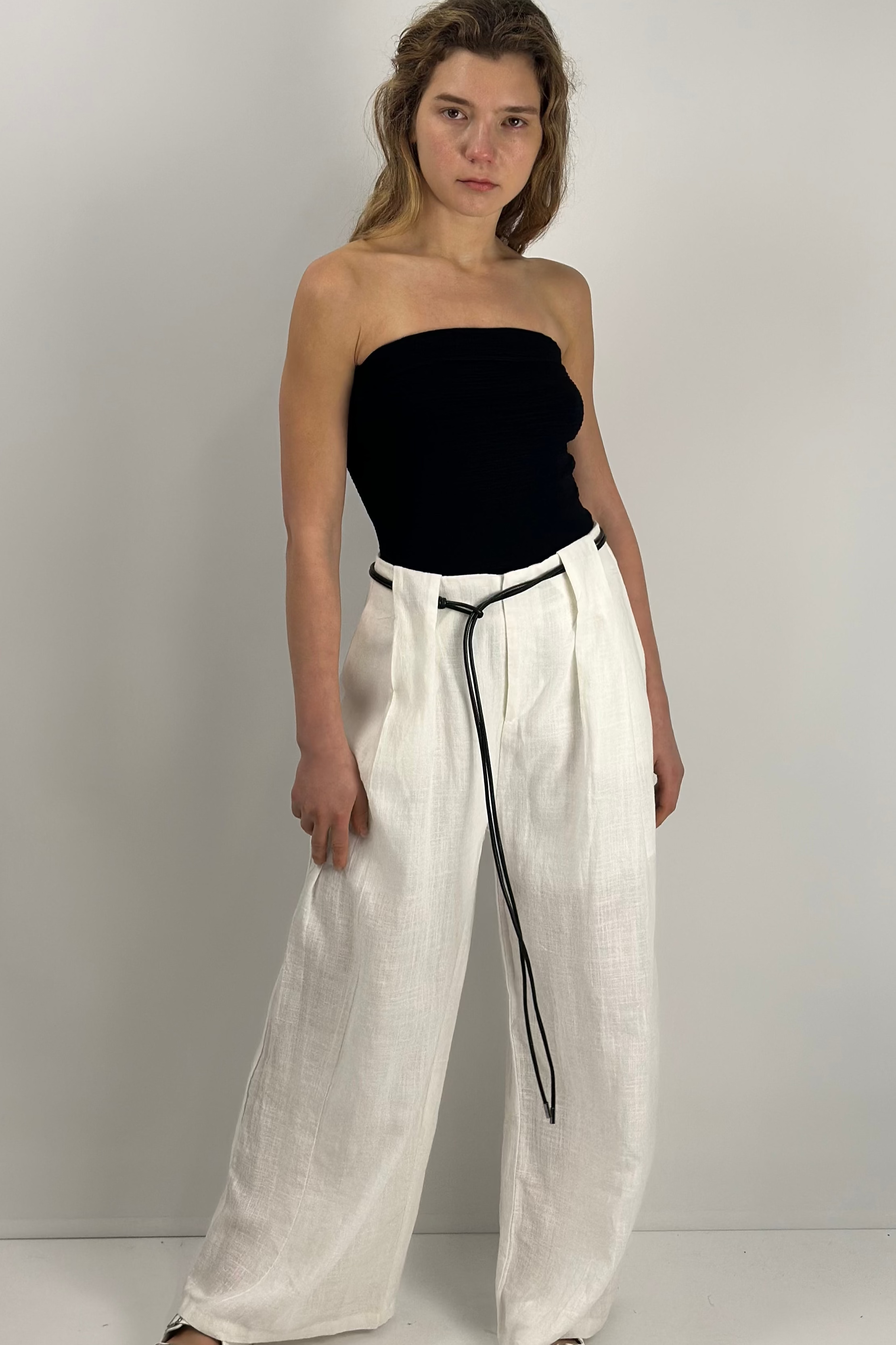 Strapless Ruched Tube Top