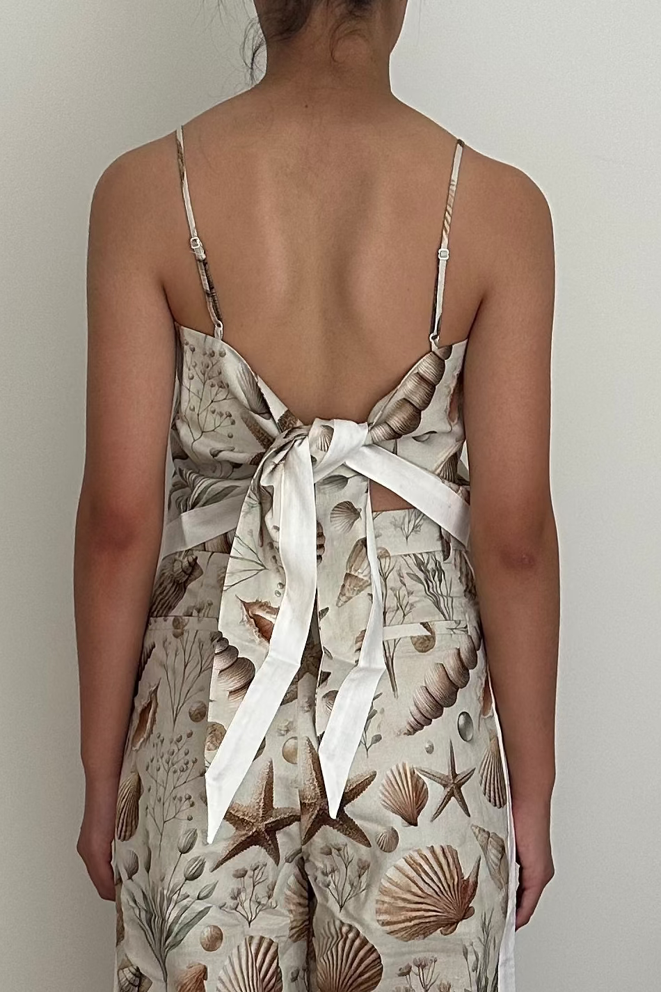 Seashell Meadow Tie Back Top