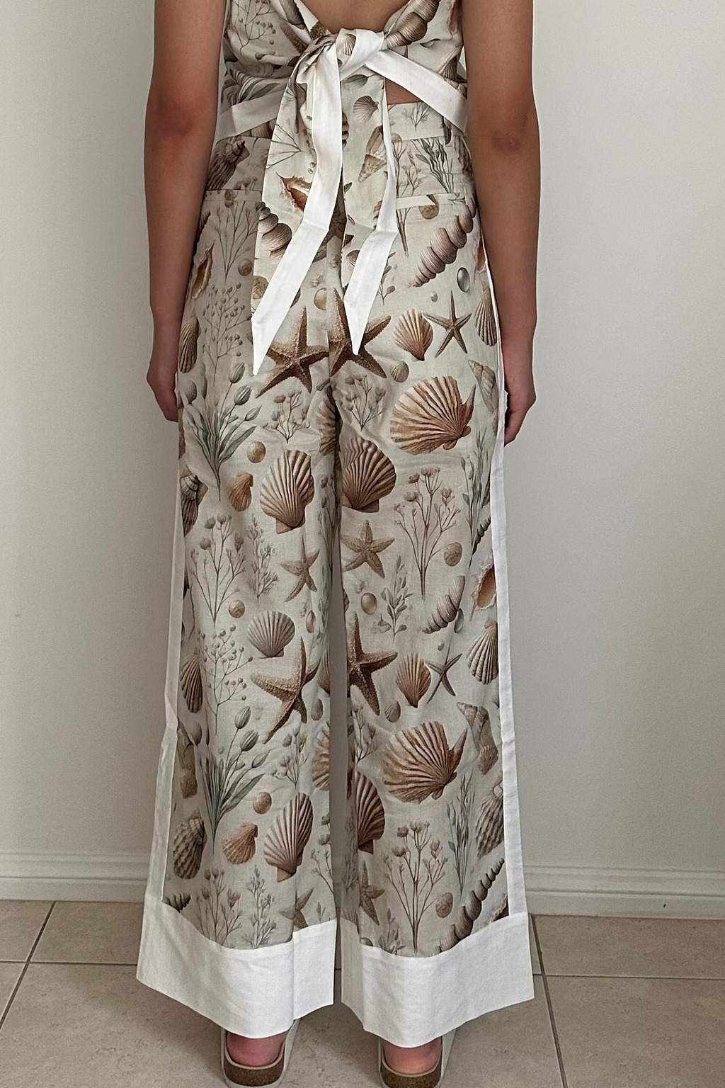 Seashell Meadow Wide Leg Pants