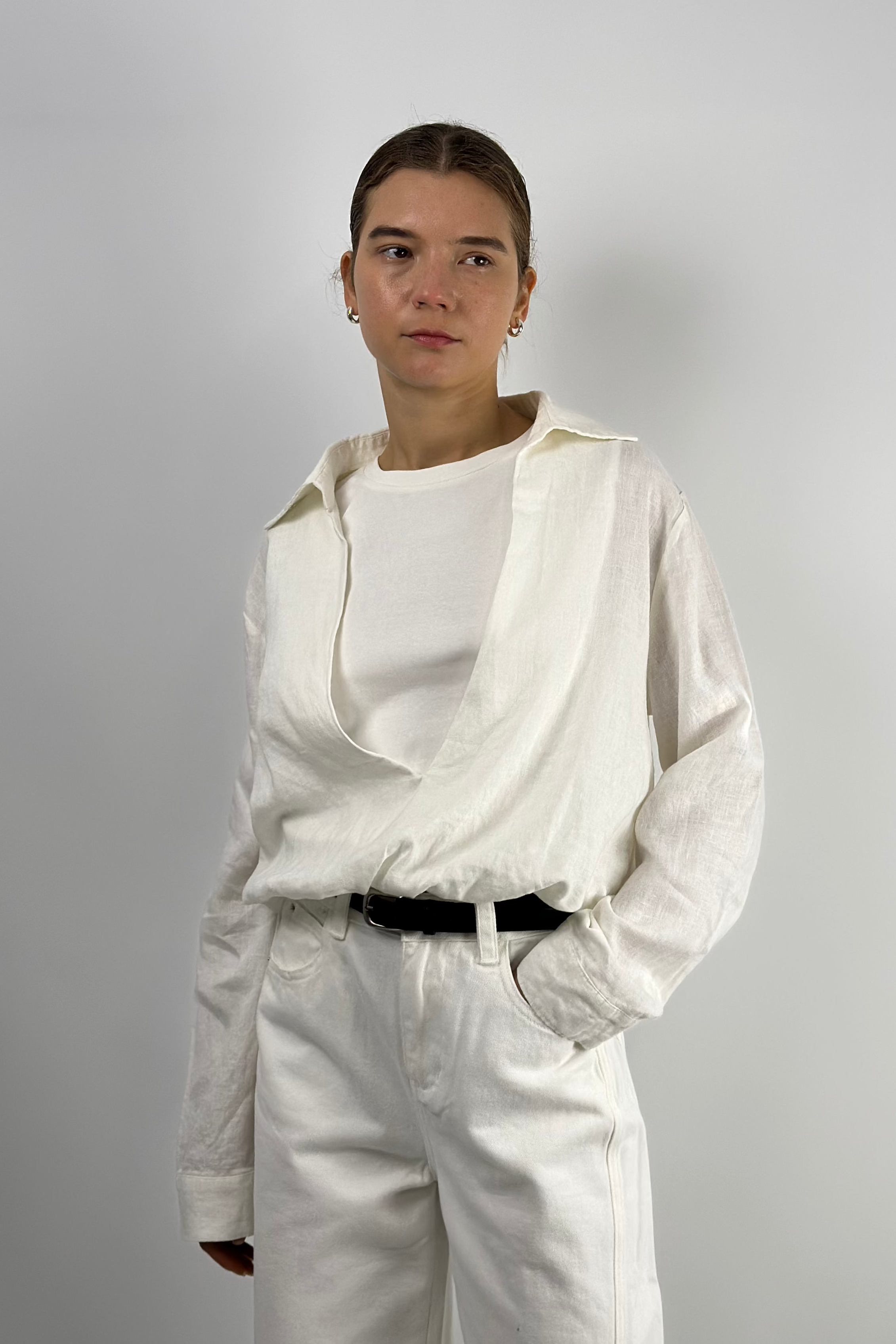Attached-Layer Shirt