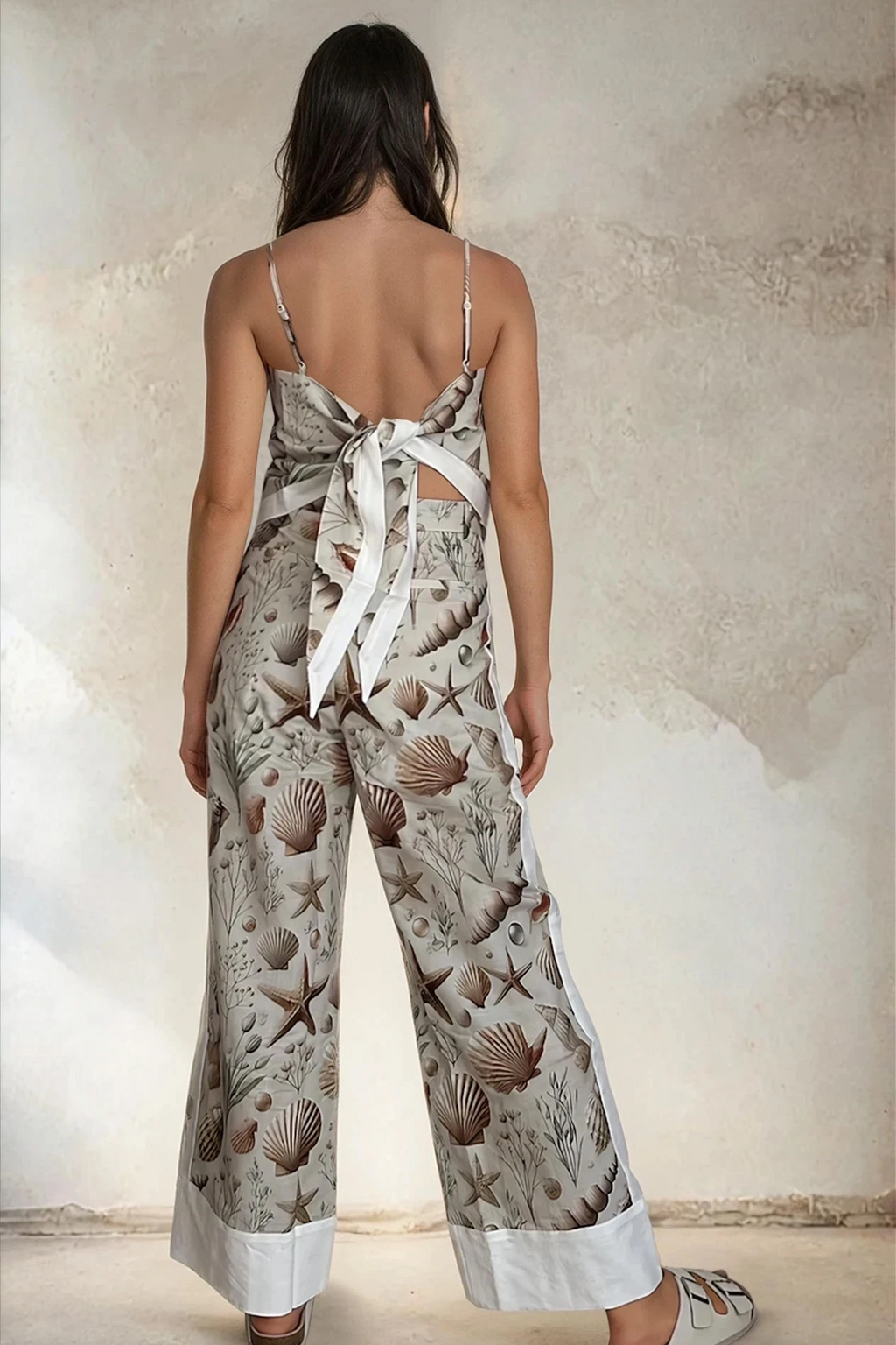 Seashell Meadow Wide Leg Pants