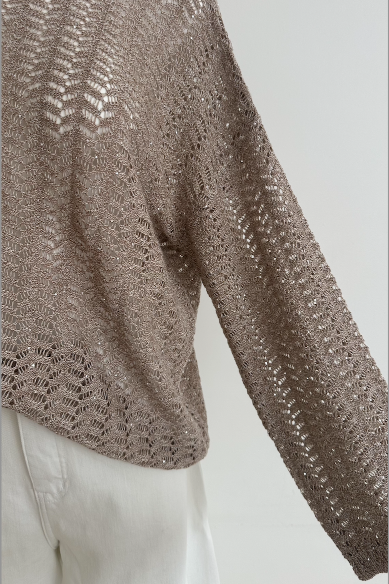 Elara Sparkle Knit Top
