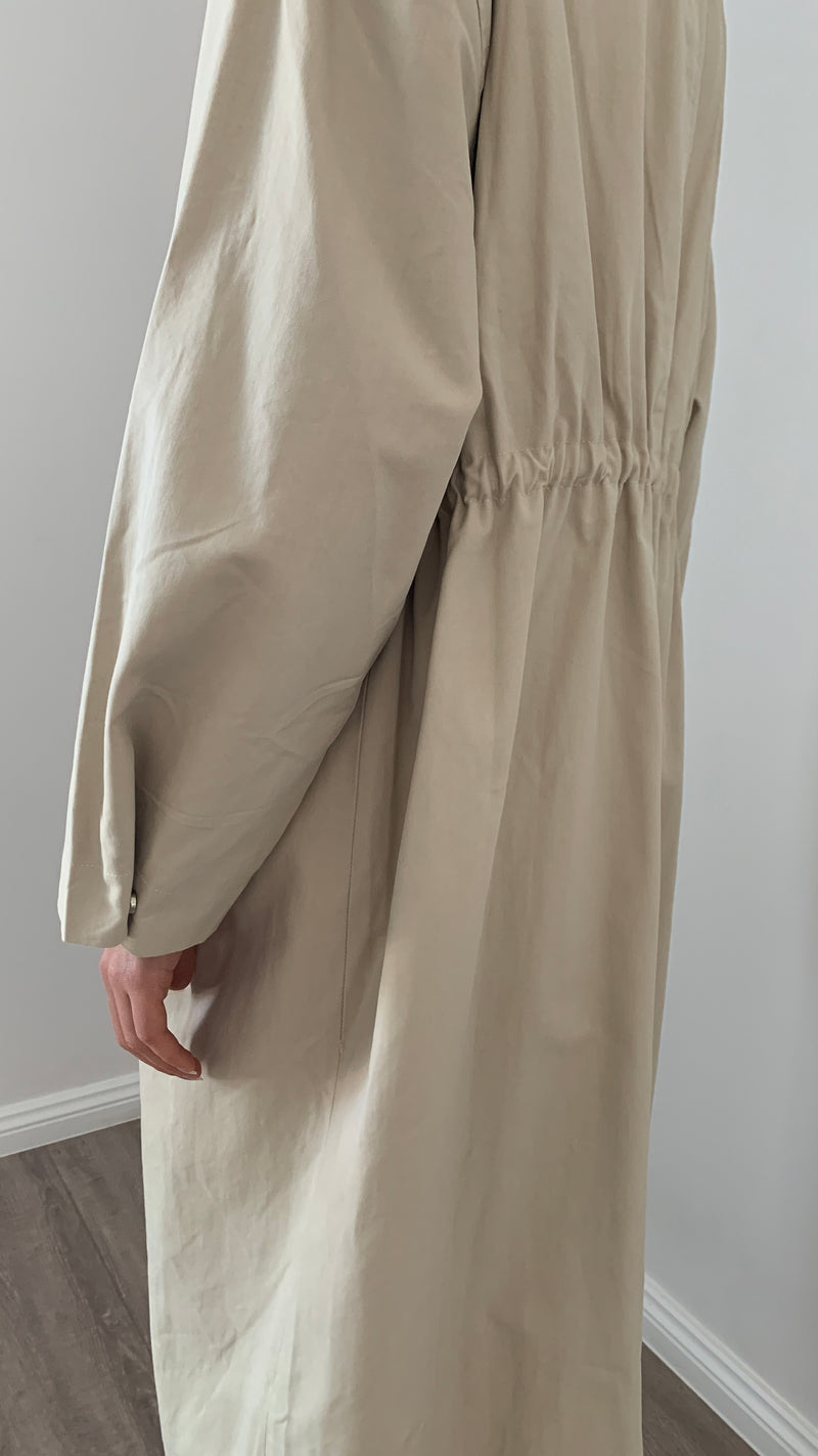 Cotton Blended Trench Coat