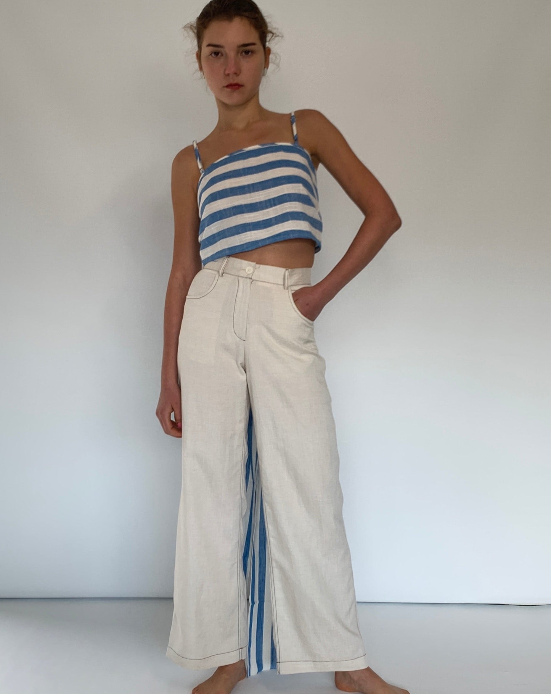 Wrap Linen Top
