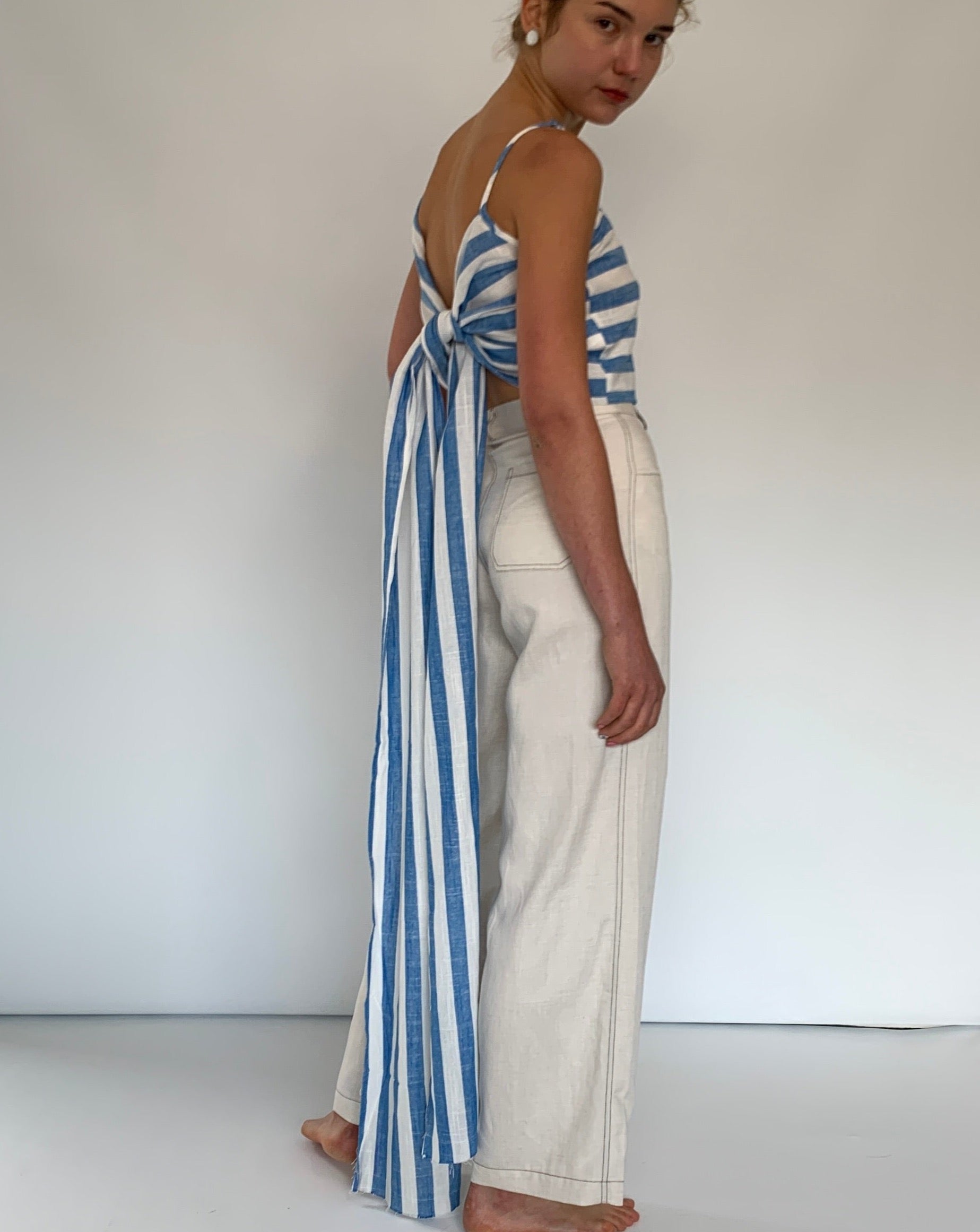 Wrap Linen Top
