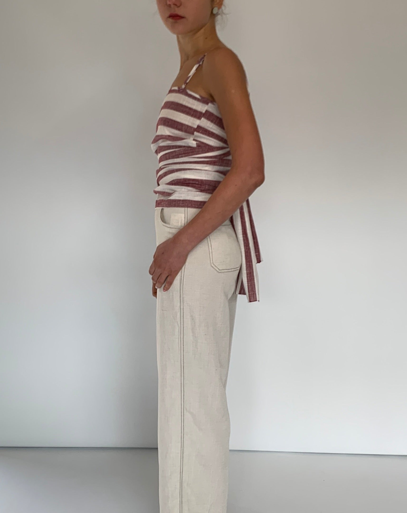 Wrap Linen Top