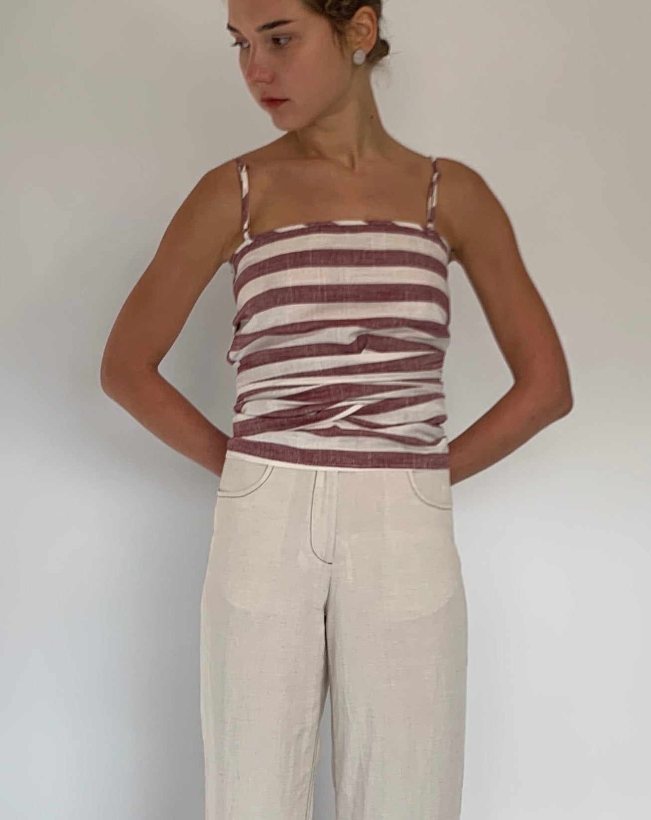 Wrap Linen Top