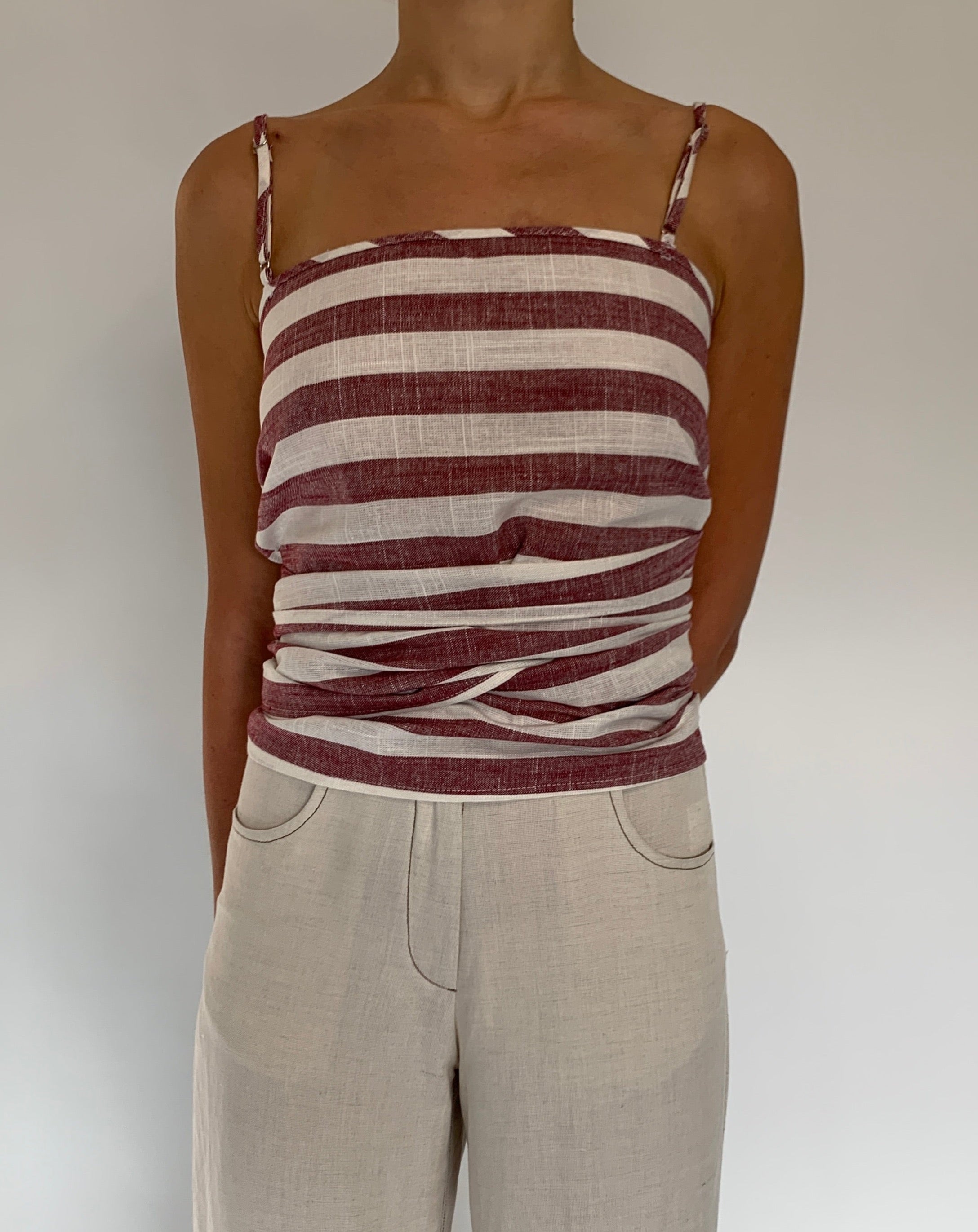 Wrap Linen Top